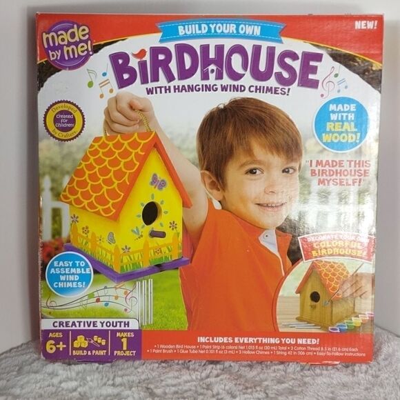 NIB Made by Me Build Your Own Birdhouse - Picture 4 of 4
